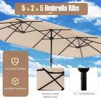 Tangkula 9 Piece Rattan Outdoor Dining Set - Image 8