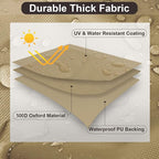 PureFit Outdoor Couch Cover Waterproof Patio Sofa Furniture Covers, 2-Seater - Image 3