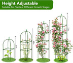 2 Pack Garden Obelisk Trellis for Climbing Plants, Tower Potted Cages Plant - Image 2