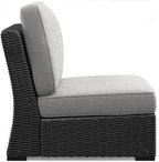 Signature Design by Ashley Beachcroft Curved Modern 5-Piece Outdoor Sectional - Image 8