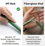 Gardzen Garden Hoops for Raised Beds Greenhouse Hoops, DIY Kit for Row Cover - Image 2