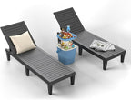 ROJIK Outdoor Chaise Lounge Chair Set of 2, by ROJIK