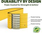 9-in-1 Galvanized Steel Raised Garden Bed // 8×2×1.5 ft Modular Planter - Image 5