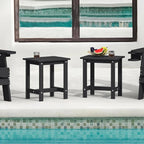 LUE BONA Outdoor Side Table Set of 2, HDPS Small Outdoor Table, Adirondack Side - Image 2