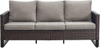 Belord Outdoor Couch Patio Furniture: Wicker Patio Sofa by Belord