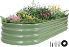 Galvanized Raised Garden Bed by BIRDSINYARD