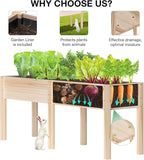MIXC 72”L X 23”W Raised Garden Bed Outdoors - Image 4