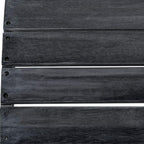 Safavieh PAT6701K Outdoor Collection Mopani Ottoman, Dark Slate Grey - Image 10