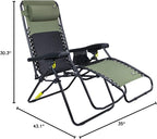 GCI Outdoor FreeForm Zero Gravity Chair, Loden Green - Image 3