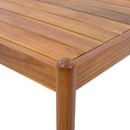 Christopher Knight Home Lenor Patio Acacia Wood Coffee Table, Solid Wood - Image 10