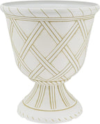 Arcadia Garden Products PL61BG Lattice Plastic Garden Urn, Classic Decorative by Unknown
