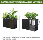 Metal Planter Box Rectangular Block - Image 2