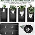 Tall Metal Planter Box for Outdoor Plants 15" L x 15" W x 30" H 2 Pack - Image 4