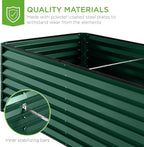 Best Choice Products 6x3x2ft Outdoor Metal Raised Garden Bed, Deep Root Box - Image 6