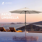 JEAREY 9FT Outdoor Patio Umbrella Outdoor Table Umbrella - Image 7