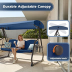3-Seat Patio Porch Swing 800LBS Outdoor Swing - Image 3
