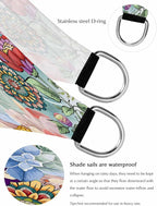 Sun Shade Sail 14'x18' Boho Floral Rectangle Sun Shade Sails Canopy Waterproof - Image 8