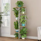 LINZINAR Plant Stand 6 Tier 7 Potted Multiple Flower Pot Holder Shelf Indoor - Image 3