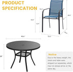 VICLLAX 5 Pieces Patio Dining Set - Image 7
