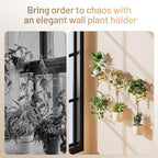 YUOROS 3 Pack Wall Plant Holder Stand Wall Planters - Image 4
