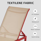 Outdoor Pool Lounge Chairs, Five-Position Recliner Loungers - Image 5