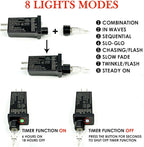 66Ft 200 LED Halloween Fairy Lights Plug in, 8 Modes String Lights - Image 5
