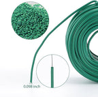 YDSL 100 Feet Soft Tie for Plants, 3 Pack Green Twist Garden Ties Gardening - Image 4