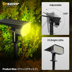 Ensenior Solar Spotlights Outdoor RGB, 7+1 Color Changing Mode Outdoor - Image 5