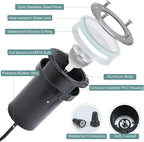 Gardencoin Low Voltage Landscape LED Well Lights, 12V in Ground Lights Outdoor - Image 3