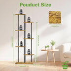 iDavosic.ly 6 Tier Tall Plant Stand Indoor, Tiered Corner Metal Wood Multiple - Image 6