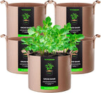 VIVOSUN 5-Pack 10 Gallons Grow Bags Heavy Duty Thickened Nonwoven Fabric Pots by VIVOSUN