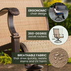 Hanover Manor 9-Piece Outdoor Dining Set - Image 7