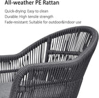 PURPLE LEAF 11 Pieces Patio Dining Set - Image 3