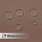 NICETOWN Patio Waterproof Outdoor Curtain, Thermal Insulated Rustproof Double - Image 3