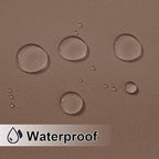NICETOWN Waterproof Outdoor Curtain Rustproof Fixed Grommet Top and Bottom - Image 3