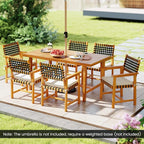 Tangkula 7 Piece Patio Dining Set - Image 3
