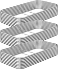 3 Pack Raised Beds for Gardening, Corrugated Galvanized Steel Raised Garden Bed by OZMSHF
