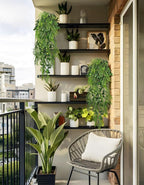 Hollyone 2pcs Artificial Hanging Plant 36" Faux Ferns Artificial Plastic - Image 6