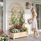 Giantex Wooden Raised Garden Bed - Image 2