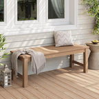 Stoog Outdoor Bench, 2-Person Patio Backless Bench - Image 6