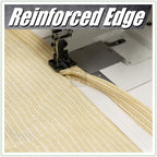 ColourTree 20' x 20' x 28.3' Beige Right Triangle CTAPRT20 Sun Shade Sail - Image 8