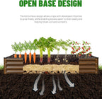 SnugNiture Galvanized Raised Garden Bed 6x3x1FT Outdoor Large Metal Planter Box - Image 4