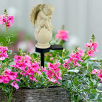 Solar Garden Angel Lights, Waterproof Outdoor Garden Angels Statue Decorations - Image 2