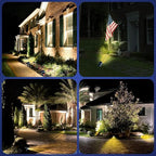 EIUIO Solar Outdoor Lights, 3 Lighting Modes Solar Spot Lights Outdoor - Image 6
