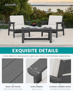 SERWALL HDPE Outdoor Couch - Image 4
