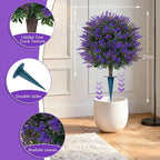 Artificial Lavender Topiary Ball - Image 3