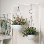 T4U 10 Inch Hanging Planters for Indoor Outdoor Plants - Image 8