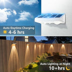 NIORSUN Solar Fence Lights, 24 Pack Solars Deck Light, Warm White Color - Image 3
