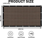 Mocha Sun Shade Cloth, Pergola Shade Cover - Image 2