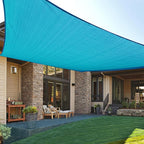 LOVE STORY Custom Size 16'x18' Turquoise Blue Sun Shade Sail Rectangle UV Block by LOVESTORY